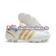 Adidas ADIPURE FG Or Blanc Chaussures de Football