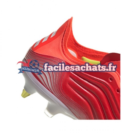 Adidas COPA SENSE.1 SG Meteorite Rouge Blanc Chaussures de Football