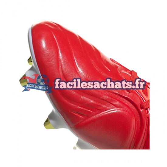 Adidas COPA SENSE.1 SG Meteorite Rouge Blanc Chaussures de Football