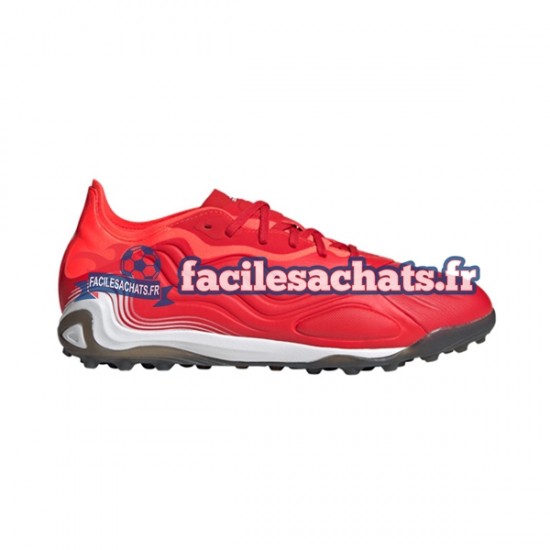 Adidas COPA SENSE.1 TF Meteorite Rouge Blanc Chaussures de Football