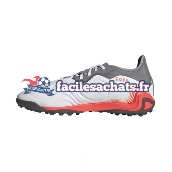 Adidas COPA SENSE.1 TF White Gnist Rouge Gris Blanc Chaussures de Football