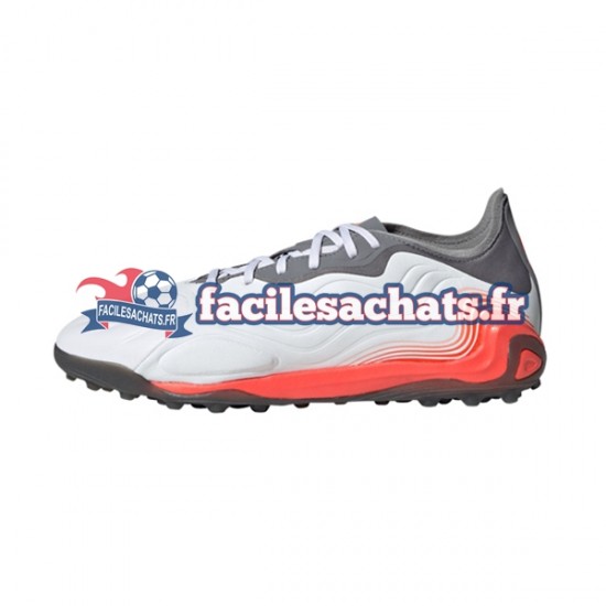 Adidas COPA SENSE.1 TF White Gnist Rouge Gris Blanc Chaussures de Football