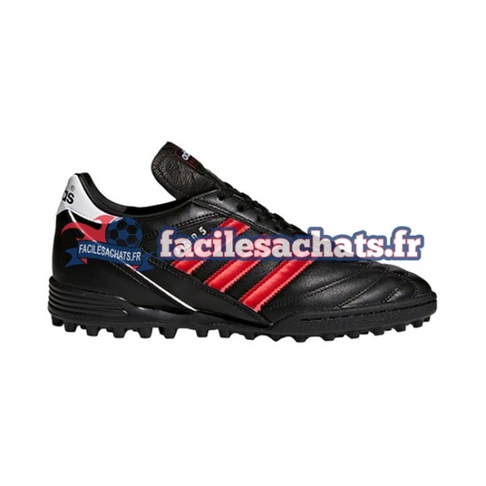 Adidas Classic Kaiser 3 Team TF Stripes Rouge Noir Chaussures de Football