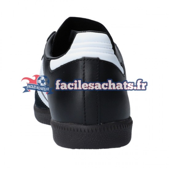 Adidas Classic Samba Hallenschuh Leder Blanc Noir Chaussures de Football