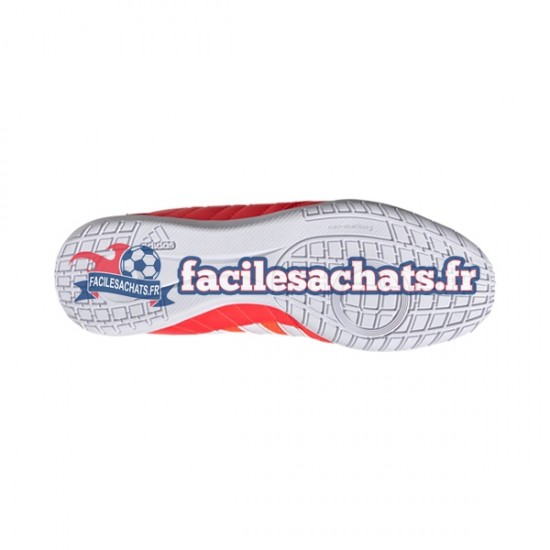 Adidas Classic Super Sala IN Halle White Rouge Chaussures de Football