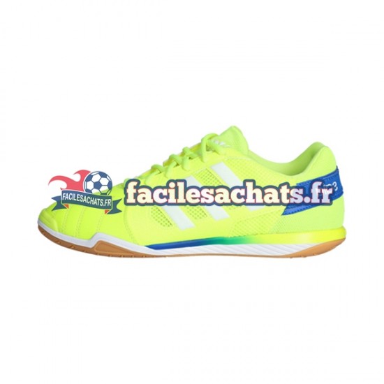 Adidas Classic Top Sala IN Halle Jaune Blanc Chaussures de Football