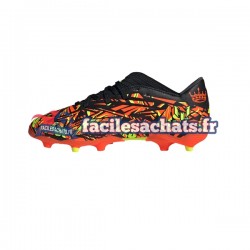 Adidas Nemeziz Messi.3 FG J Orange Jaune Noir Chaussures de Football