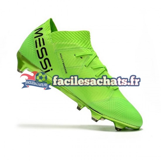 Adidas Nemeziz8.1 FG Vert Noir Chaussures de Football