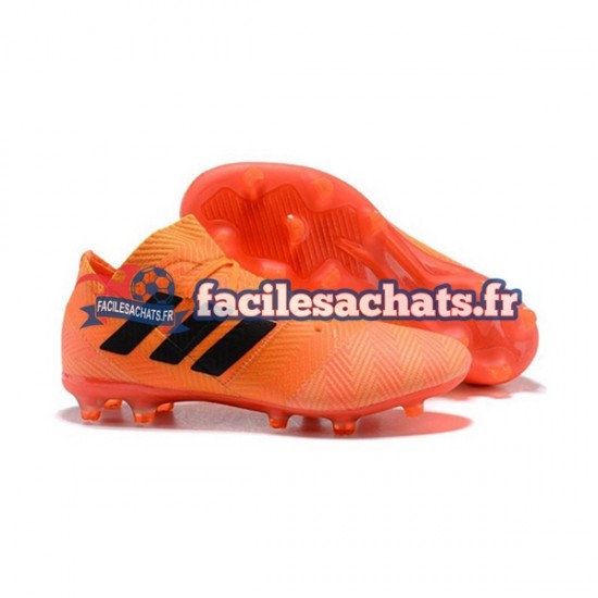 Adidas Nemeziz8.1 FG Orange Noir Chaussures de Football