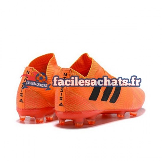 Adidas Nemeziz8.1 FG Orange Noir Chaussures de Football