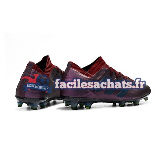 Adidas Nemeziz8.1 FG Violet Noir Chaussures de Football