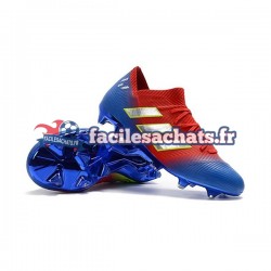 Adidas Nemeziz8.1 FG Rouge Bleu Blanc Chaussures de Football