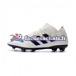 Adidas Nemeziz8.1 FG Blanc Noir Chaussures de Football