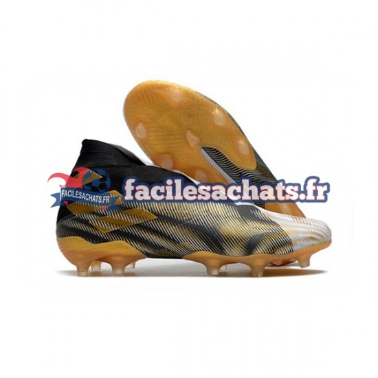 Adidas Nemeziz9 FG d Jaune Blanc Noir Chaussures de Football