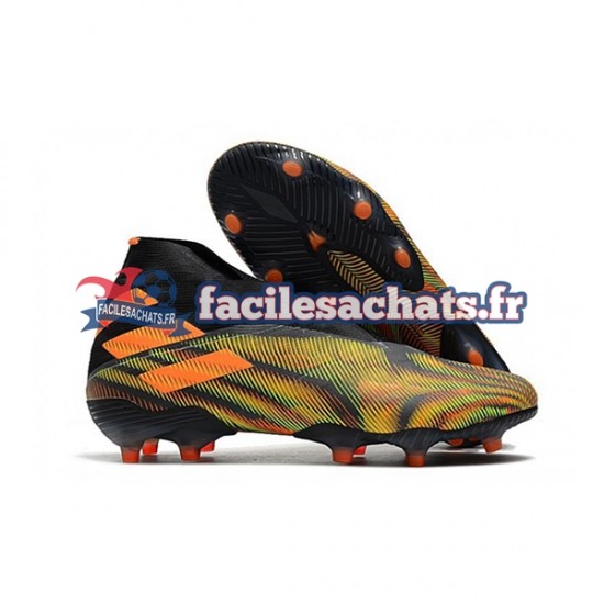 Adidas Nemeziz9 FG Orange Vert Noir Chaussures de Football