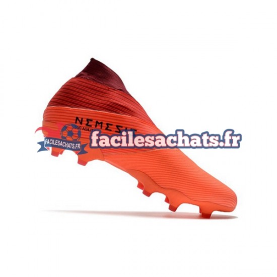 Adidas Nemeziz9 FG Inflight Rouge Orange Noir Chaussures de Football