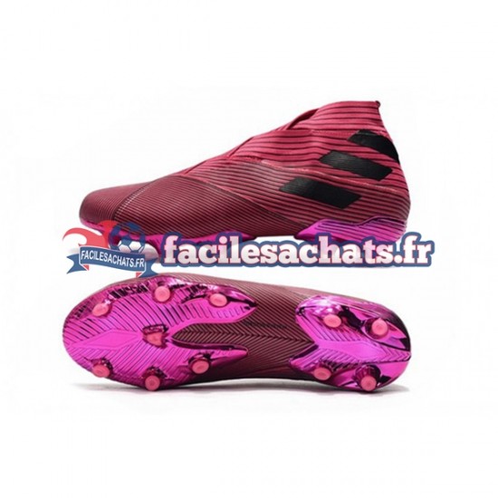 Adidas Nemeziz9 FG Rose Noir Chaussures de Football