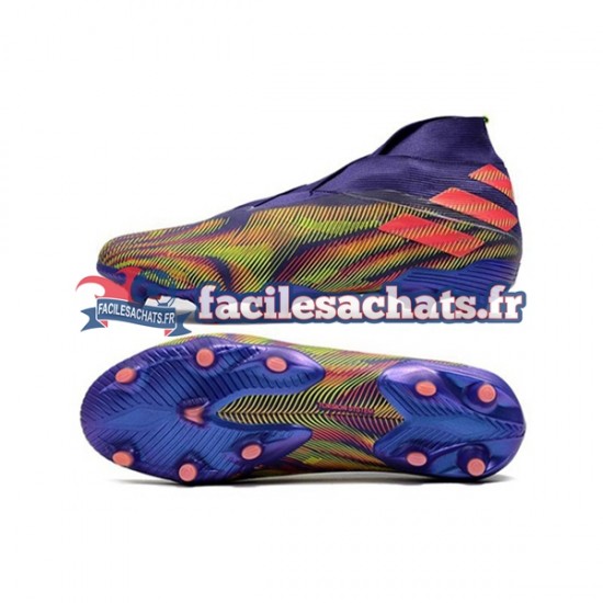 Adidas Nemeziz9 FG Violet Rose Vert Chaussures de Football