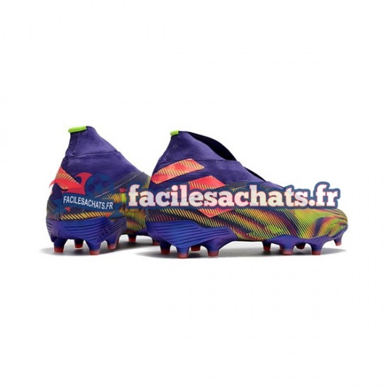 Adidas Nemeziz9 FG Violet Rose Vert Chaussures de Football