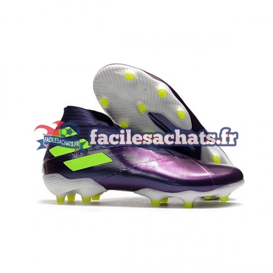 Adidas Nemeziz9 FG Violet Jaune Chaussures de Football