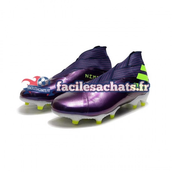 Adidas Nemeziz9 FG Violet Jaune Chaussures de Football