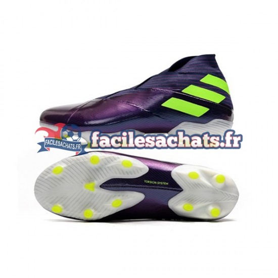 Adidas Nemeziz9 FG Violet Jaune Chaussures de Football