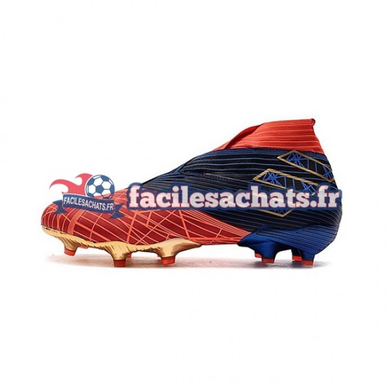 Adidas Nemeziz9 FG Spider Man Rouge Noir Chaussures de Football