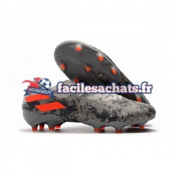 Adidas Nemeziz9.1 FG Gris Orange Blanc Chaussures de Football