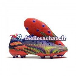 Adidas Nemeziz9.1 FG Precision To Blur Violet Rose Vert Chaussures de Football
