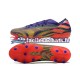 Adidas Nemeziz9.1 FG Precision To Blur Violet Rose Vert Chaussures de Football