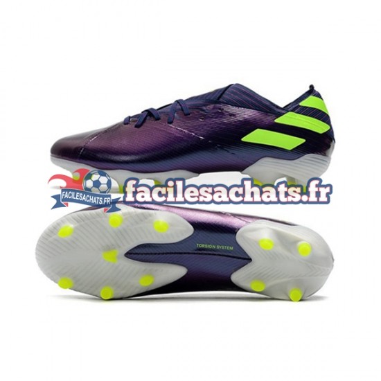 Adidas Nemeziz9.1 FG Violet Vert Chaussures de Football