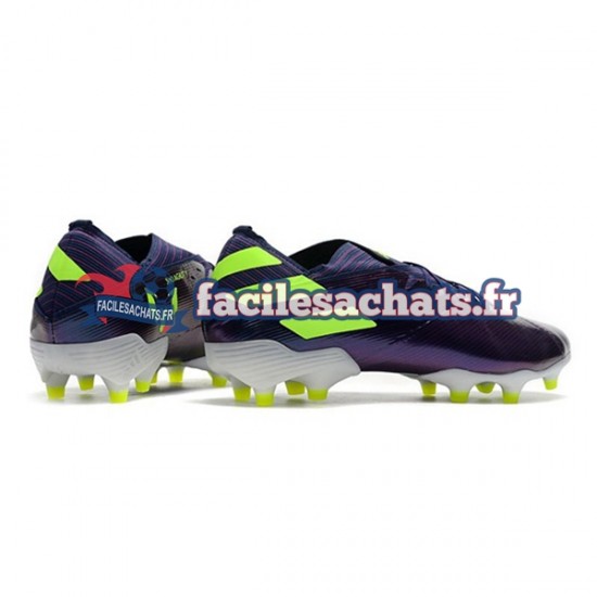 Adidas Nemeziz9.1 FG Violet Vert Chaussures de Football