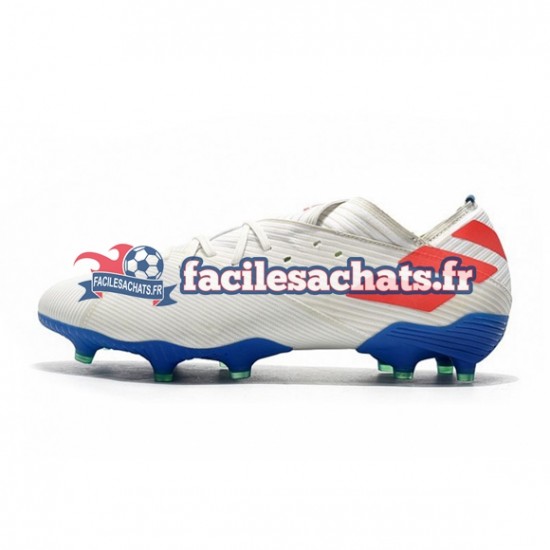 Adidas Nemeziz9.1 FG Rouge Bleu Blanc Chaussures de Football