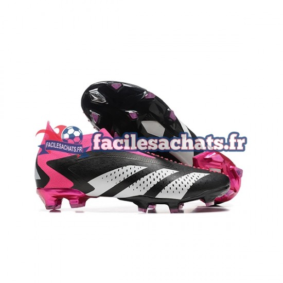 Adidas Predator ACCURACY FG Rose Blanc Noir Chaussures de Football