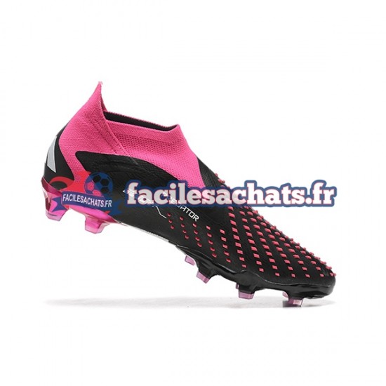 Adidas Predator ACCURACY FG Rose Blanc Noir Chaussures de Football