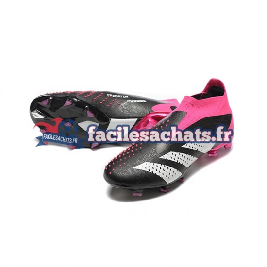 Adidas Predator ACCURACY FG Rose Blanc Noir Chaussures de Football