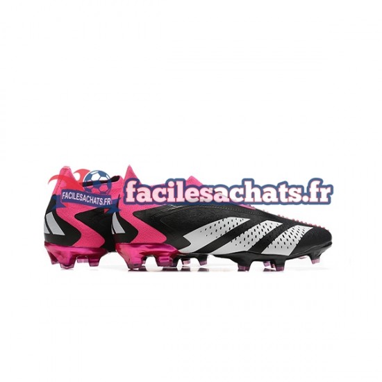 Adidas Predator ACCURACY FG Rose Blanc Noir Chaussures de Football