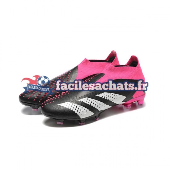 Adidas Predator ACCURACY FG Rose Blanc Noir Chaussures de Football