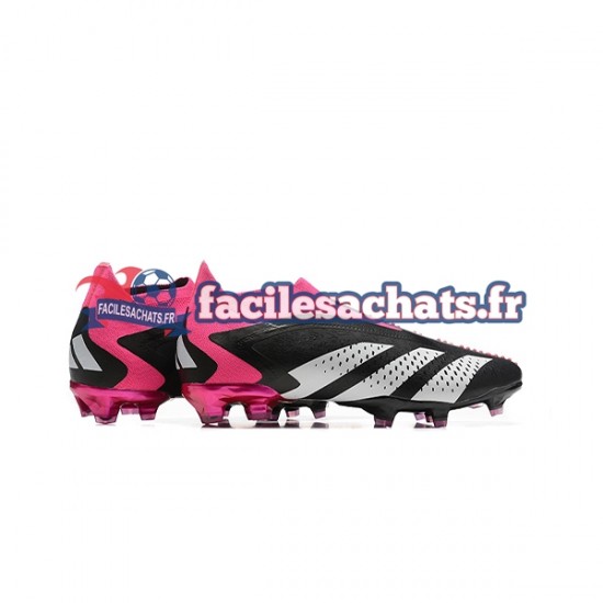 Adidas Predator ACCURACY FG Rose Blanc Noir Chaussures de Football