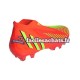 Adidas Predator EDGE AG Game Data Rouge Vert Chaussures de Football