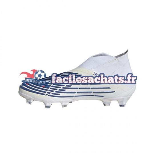 Adidas Predator EDGE FG Diamond Edge Bleu Blanc Chaussures de Football