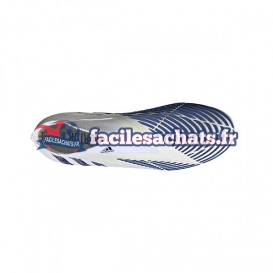 Adidas Predator EDGE FG Diamond Edge Bleu Blanc Chaussures de Football