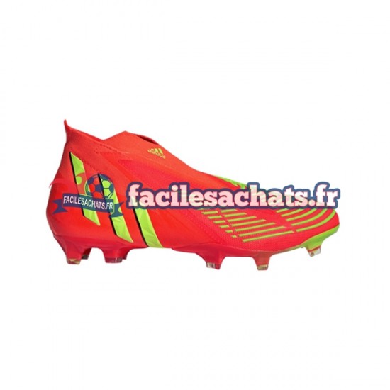 Adidas Predator EDGE FG Game Data Rouge Vert Chaussures de Football