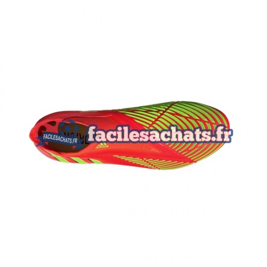 Adidas Predator EDGE FG Game Data Rouge Vert Chaussures de Football