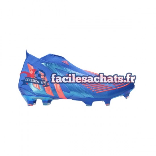 Adidas Predator EDGE FG Sapphire Edge Rouge Bleu Chaussures de Football