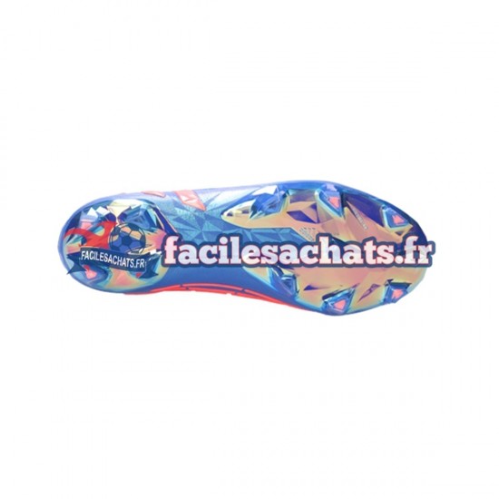 Adidas Predator EDGE FG Sapphire Edge Rouge Bleu Chaussures de Football
