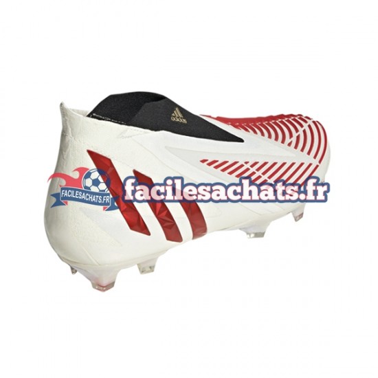 Adidas Predator EDGE FG Showdown Rouge Or Blanc Chaussures de Football