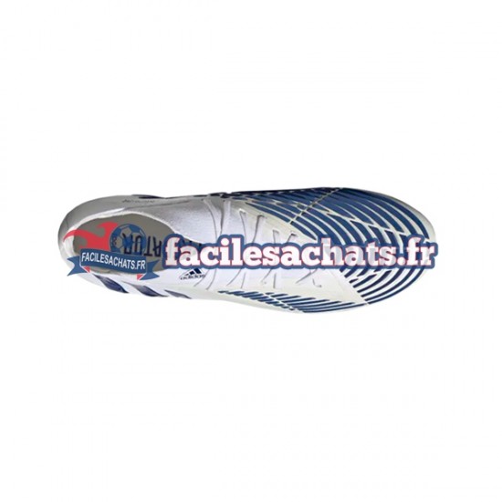 Adidas Predator EDGE.1 AG Diamond Edge Bleu Blanc Chaussures de Football