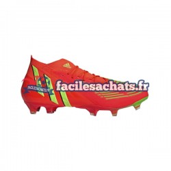 Adidas Predator EDGE.1 FG Game Data Rouge Vert Chaussures de Football