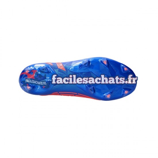 Adidas Predator EDGE.1 FG Sapphire Edge Rouge Bleu Chaussures de Football